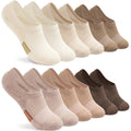 Cushioned No-Show Socks In Neutral Tones