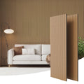 Wood Slat Acoustic Wall Panels in Warm Oak