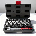 Twelve-Piece Ratchet Wrench Set in Case