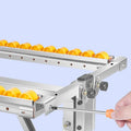 Adjustable Steel Roller Stand With Yellow Wheels