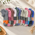 Multicolor Cushioned Low Cut Ankle Socks