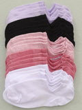 Low-Cut No-Show Ankle Socks in Mixed Colors