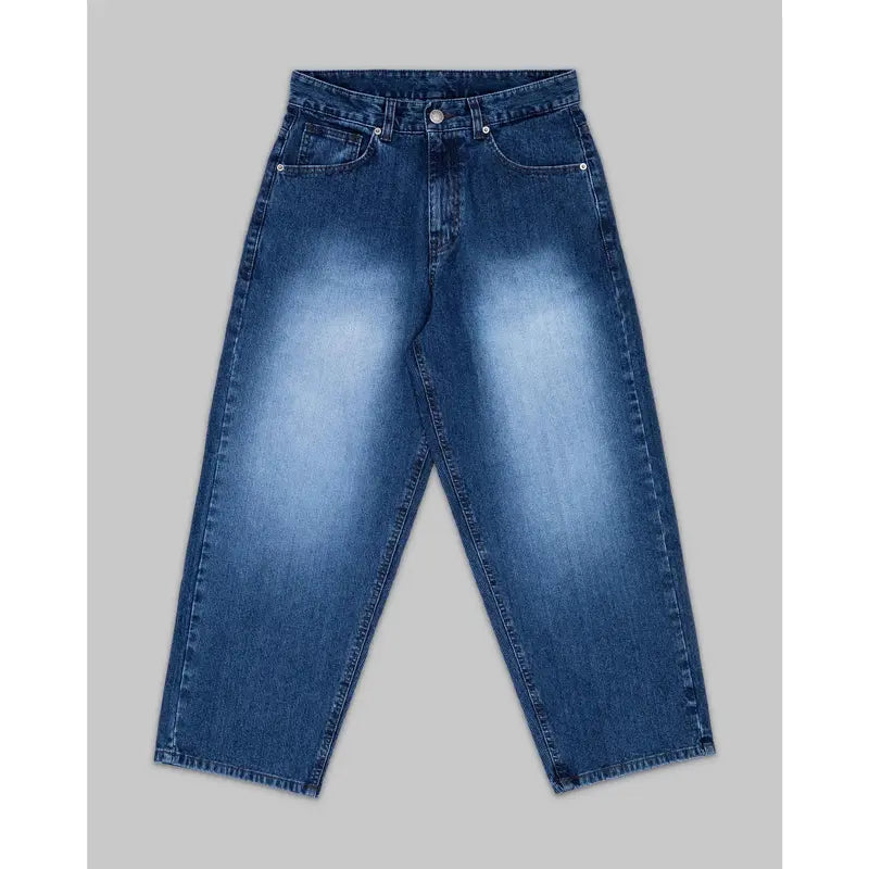 Wide Baggy Blue Denim Jeans