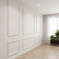 White Rectangular Wall Panel Moulding Frame Set