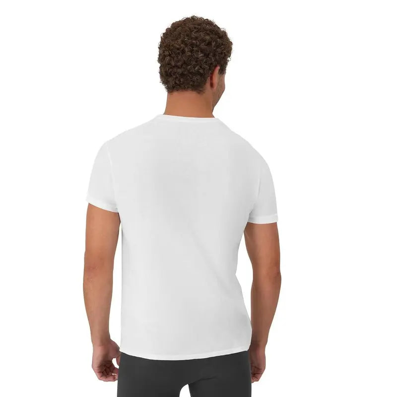 Black Short Sleeve Crew Neck T-Shirts, Ten Pack