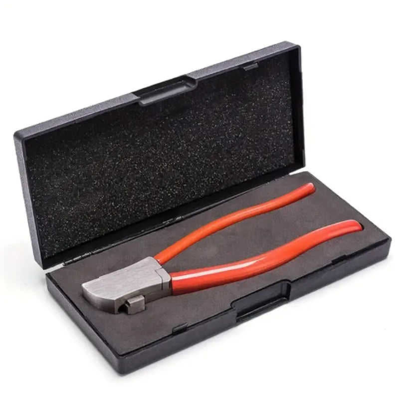 Steel Key Cutting Pliers with Red Handles